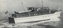 The freshly christened COPRO III cruising Puget Sound (c. Summer 1957).