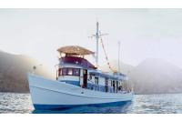 DICKIE WALKER on anchor in Catalina, California.