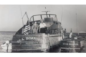 Sea Boarder with Jim Kroeger's grandparents Bill and Elsie Thompson, circa 1958