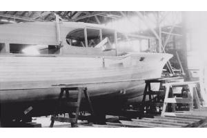 Sea Boarder being built in 1951