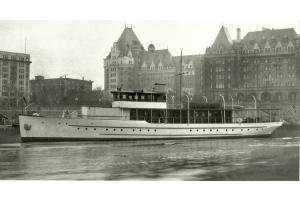 Sueja III (Now Marineer III) at Empress Hotel, Victoria, Canada