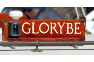 Glorybe nameboard (Brian J. Cantwell photo)