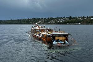 Haida - sunk off Seattle 9-26-23 [USCG image]