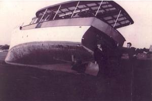 Spindrift II aground